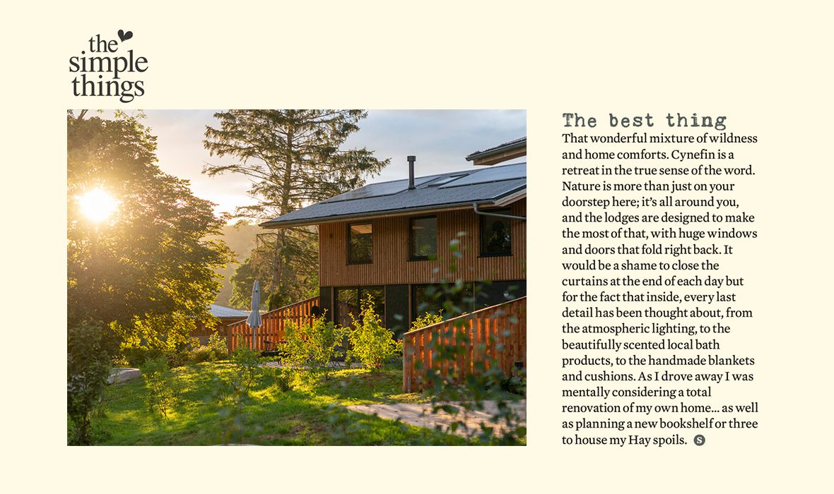 The simple things magazine june 2023 cynefin retreats